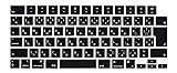 JZH プレミアム超薄型キーボードカバープロテクター2025~2021 New MacBook Pro 14/16 Air 13/15 (A3240 A3241 A3112 A3401 A3185 A3403 A3186 A3113 A3114 A2992 A2918 A2779 A2991 A2780 A2681 A2941 A2442),日本語JIS配列
