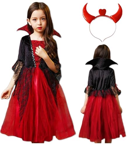 Amazon.co.jp: [Emfay] ハロウィン 仮装 子供 吸血鬼 魔女 悪魔