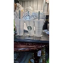 Amazon.co.jp: Starbucks 再利用可能 ハードプラスチック3個