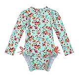 (アルビビ) Alvivi 子供水着 子供 ワンピース水着 女の子 水着 キッズ ベビー 花柄 連体水着 リボン スイムウェア スイミング 65 70 75 80 85 ライトグリーン 70