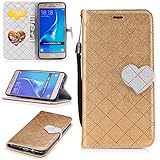 Aireratze(TM) Samsung Galaxy J5 2016 (J510) ケース　PU　手帳型　携帯電話用 [USBケーブルは無料です]　カバー カード収納ポケット付き　マグネット式　ス