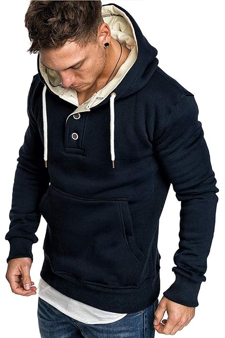 Rela Bota Fashion Color Block Hoodies 