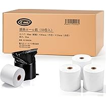 感熱紙ロール 100mm x 150mm 7000枚 Amazon | mita 998002-1030 対応 汎用 感熱 ロール紙 （ 20巻 パック