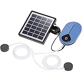 Amazon エアポンプ ソーラー酸素ポンプ 小型 水槽ポンプ 静音 循環ポンプ Dc Usb ソーラーパネル充電 6v 3 5w 吐出口2つ エアバブル ストーン付き 釣り 池 水族館 魚タンク 水槽の酸素補給用 Decdeal エアポンプ 通販