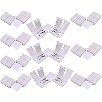 LitaElek LED のコネクター 2 Pin 8mm の広い SMD 3528/2835 モノクロ LED テープ コーナーのコネクター LED のストリップの L 形のコネクター LED のリボンの直角のコネクターのアダプター LED バンド