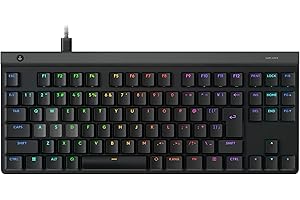 【Amazon.co.jp限定】Logicool G ラピッドトリガー G515 RAPID TKL 薄型 ゲーミングキーボード G515-TKL-RTBKd アクチュエーションポイント 調整可能 日本語配列 押下圧 35g 有線 テンキーレス 磁気