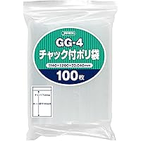 Amazon.co.jp: ミツワ (B6判用紙入る)チャック付きポリ袋G-4