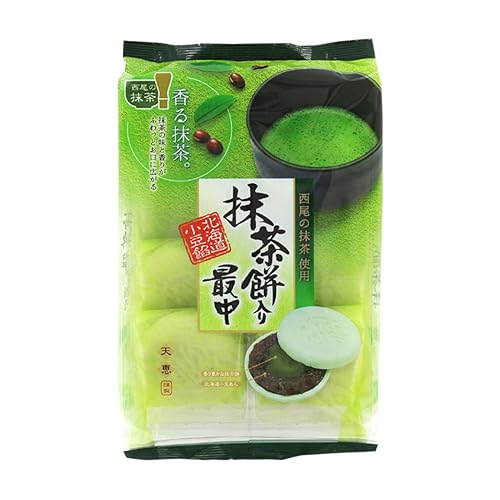 てんけい 抹茶餅入り最中