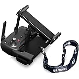 Lekufee DJI Mavic Mini/Mavic 2 Pro/Mavic 2 Zoom/Mavic Air DJI Spark 受信機用 タブレットホルダー - DJI Spark,Mavic Pro 2 軽量アルミニウム合金折り畳み式ブラケットマウントエクステンダー ひもと日本語仕様書付き