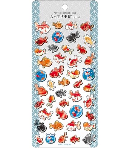 Amazon | カミオジャパン シール ぽってり小町しーる WAGASHI 226890