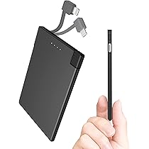 Amazon | TNTOR ミニ 超薄型 モバイルバッテリー iPhone 14/13