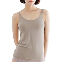 Amazon.co.jp: Bambiwater Bra Top Camisole with Cups 【Patented