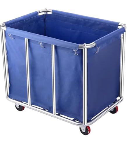 Amazon.co.jp: ホテルリネンカート 業務用 ランドリーワゴン サービス