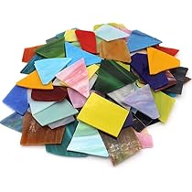 ガラスタイル2個セット　ぴぃすけ屋 Amazon.co.jp: Mollytek ガラスモザイクタイル DIY ハンドメイド