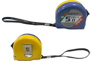 UBEST Measuring Tape. Retractable. Lockable tape. With handy strap and clip. 2 sided measurement with Feng Shui. Good Fortune