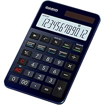【カシオ】プレミアム電卓 12桁 ネイビー S100BU CASIO カシオ プレミアム電卓 12桁 ネイビー S100BU : Amazon.ca