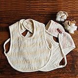 天衣無縫 スラブガーゼ スタイ ブラウン S-BR