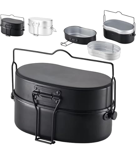 Amazon.co.jp: moose room works 戦闘飯盒Ⅱ型 2型 はんごう シルバー :