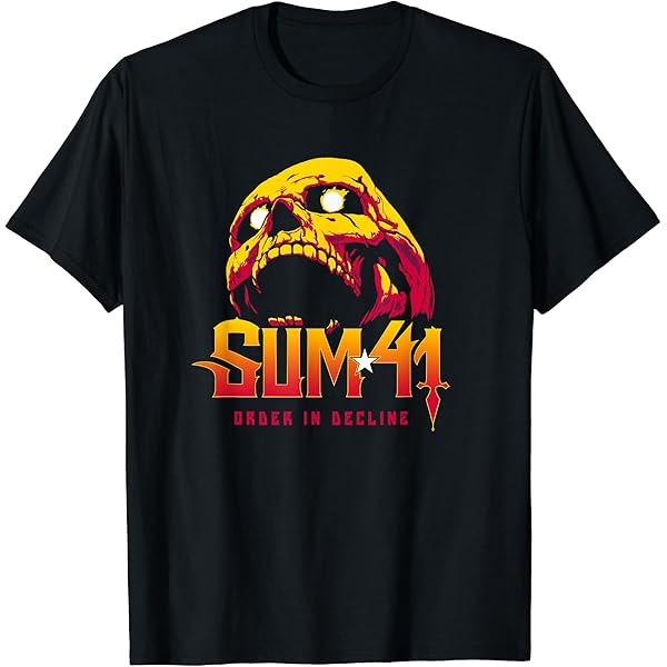 Amazon | Sum 41 ハンドストリング Tシャツ | Tシャツ