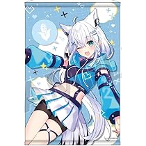 超BIGタペストリー A-1.白上フブキ Amazon.co.jp: ホロ 白上フブキ 等身大タペストリー A・B : ホビー