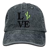 大人 デニム キャップカクタス ライフ 好き 大人気 釣り ハット クール 紫外線対策 日よけ 小顔効果 プリント付き 無地 ライトブルー