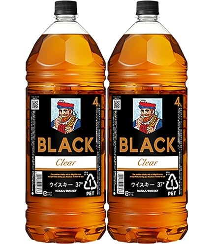 Amazon.co.jp: ニッカ ブラック ニッカ クリア 37度 4000ml 4L ニッカ