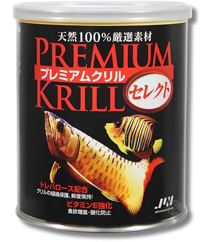 プレミアムクリル　300g　アルミパック入　２袋セット　クリル　観賞魚　フード Amazon | JUN プレミアムクリル セレクト 82g 大型魚 アロワナ