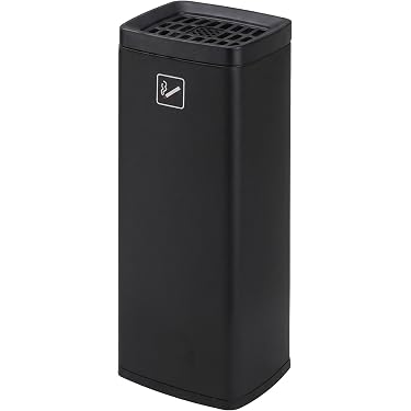 ☆値下げ、訳あり☆ オシャレ！スタンド 灰皿 角型 ブラック 大容量 Amazon.co.jp 売れ筋ランキング: スタンド灰皿 の中で最も人気のある