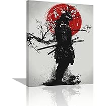 日本画 伝統的な武士の絵柄 木製フレーム付き 71HgSIBN5HL._UF350,350_QL50_.jpg