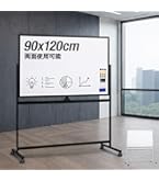 Amazon | Swansea ホワイトボード 脚付き 自立白板 磁気 White board