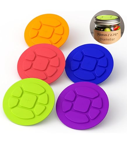 Masontops Pickle Pebble Pesi di Vetro Infinity per la Fermentazione - Set di Pesi per la Fermentazione - Bocca Normal Fermentazione in Barattoli Mason