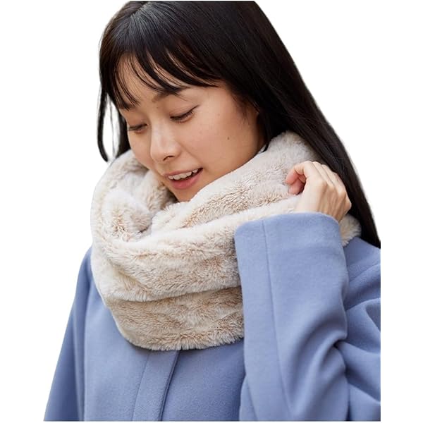 ファー スヌード グラデーション Amazon | ファー スヌード メンズ レディース 冬 用 フェイク