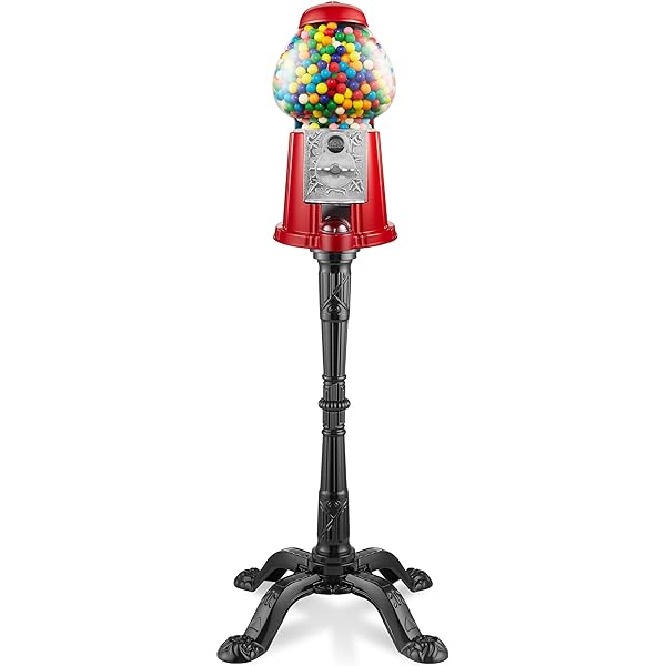 ガムボールスタンド　マシーン Gumball Machine with Stand - 4 FT Commercial Spiral Bubble Gum