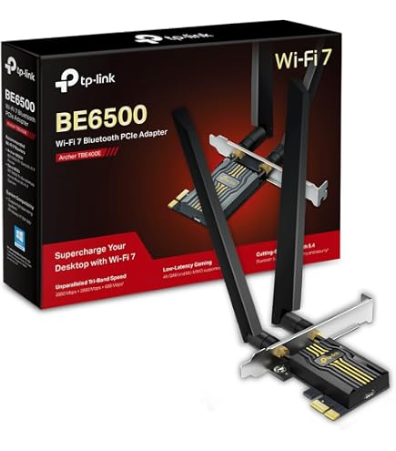 MSI Herald BE6500 WiFi 7 PCIe Card PCIe Connection Built-in