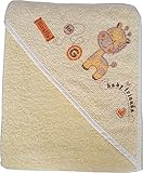 BlueberryShop Luxury Printed WARM HOODED Bath Beach TOWEL Baby Kid Todler 80 x 80 cm (31.5" x 31.5")