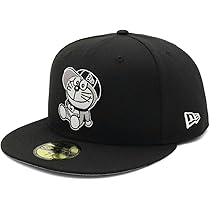 タグ付き ドラえもん ニューエラ キャップ フェイス 7 3/8（実寸S位か） Amazon | [ニューエラ] キャップ 59FIFTY ドラえもんコラボ