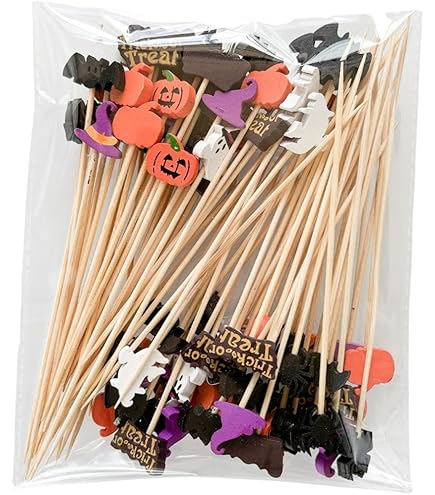 ハロウィンオードブルピック 8本セット 在庫限り】オードブルピック ハロウィン ミニ 8本 307178