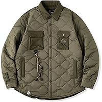 Amazon.co.jp: [karaku] 2種類チェック柄選べる 起毛感ツイードシャツ