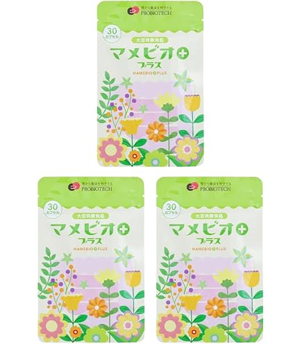 Amazon | マメビオフローラル 3箱 | マメビオ | イソフラボン