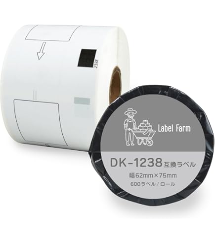 Amazon | 【ラベルファーム】DK-1237 ブラザー 互換食品表示用ラベル