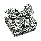 唐草模様の風呂敷 大判 京唐草　綿ふろしき（100cm）日本製 (緑 GREEN)