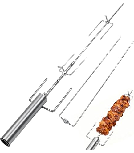 Amazon | バーベキュースティック-電池 式自動回転, Rotating Barbecue