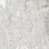 【B'stile】飽きのこないシンプルな石目調タイル「Rock island - ロックアイランド」（磁器質｜200mm角｜屋内壁/屋内床/屋外床用）1枚 (グレイ)