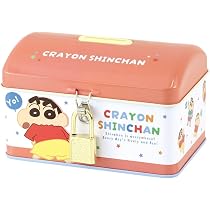 クレヨンしんちゃん　でっかい貯金箱 Amazon | クレヨンしんちゃんカギ付き缶バンク しんちゃんワールド