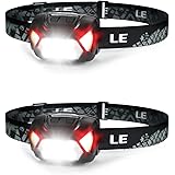 ヘッドライト LED ヘッドランプ 高輝度 電池式 2個セット 【スポット・ワイドビーム切替/赤色サブLED搭載・夜釣りに最適/ 実用点灯22時間/ 防水/CE ROHS認証済み】登山 キャンプ 散歩 作業 アウトドア 災害 停電用 小型 軽量
