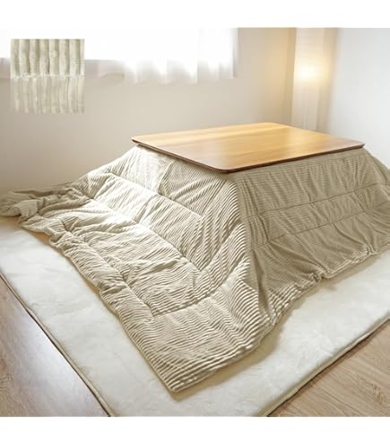 Amazon.co.jp : 無印良品 フランネルこたつふとん グレーチェック 小