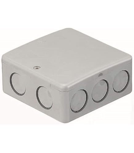 Amazon.co.jp: 未来工業 PVKボックス 中形四角浅型 ノックなし