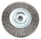 Forney 72744 Wire Wheel Brush, Fine Crimped with 1/2-Inch Arbor, 4-Inch-by-.008-Inch by Forney