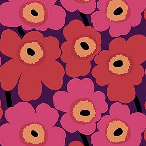 Amazon Co Jp マリメッコ Marimekko 壁紙 ウニッコ 幅70cm プラム 1m単位で切り売り Unikko Marimekko5 Diy 工具 ガーデン