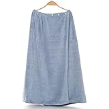 Amazon Co Jp 着るバスタオルレディース バスタオル 大判 ラップタオル 大人用 バスワンピース 巻き タオル 無地 吸水 穿きやすい ずり落ちない 肌触りがよい エステ サウナ プール 温泉 海水浴 ホーム キッチン